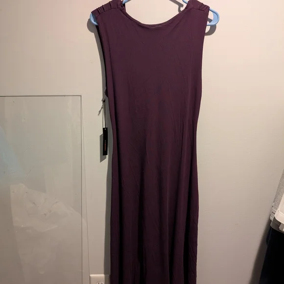 BCBG Sleeveless Purple Dress NWT Size Large 12/14 - Picture 3 of 4
